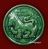 สิงห์เคลือบเขียว หลวงปู่ทิม วัดพระขาว อยุธยา ปี 2546