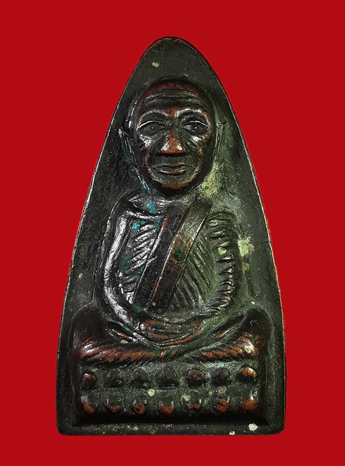 พระหลวงปู่ทวด วัดช้างใหญ่ พิมพ์เตารีด ปี 08 ออกวัดเอี่ยมวรนุช