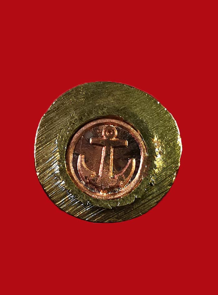 รูปหล่อกริ่งกรมหลวงชุมพร ศาลปากน้ำตะโก จ.ชุมพร ปี 52 เนื้อสำริด ขนาด 2 นิ้ว