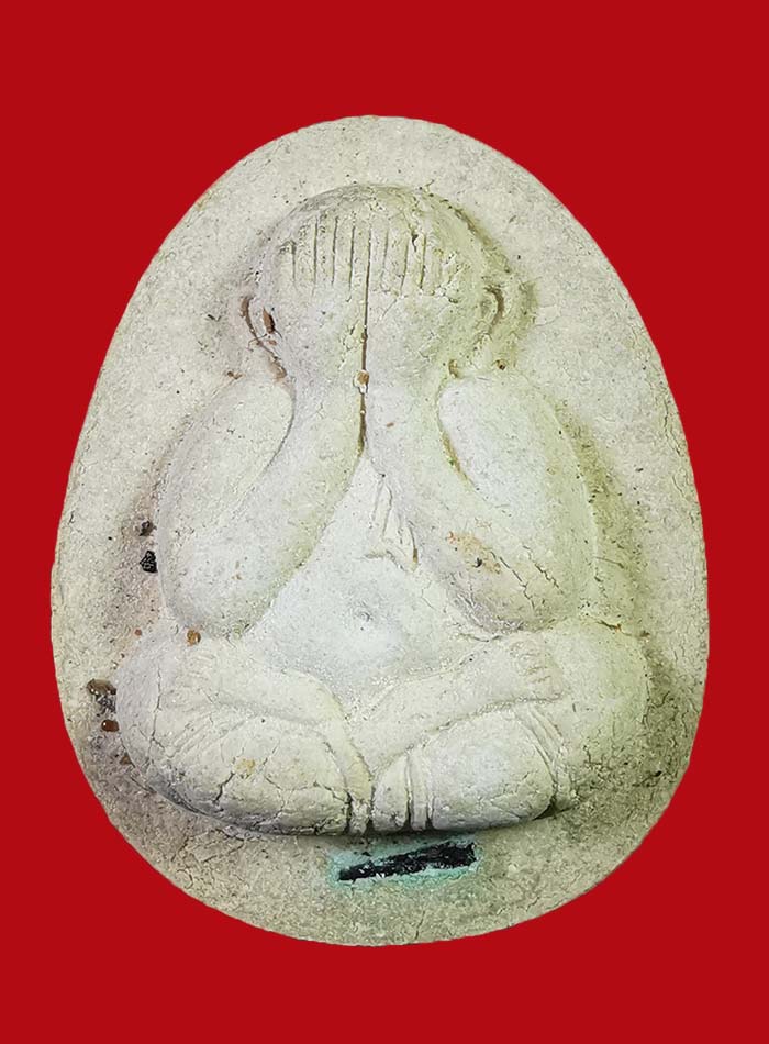 พระปิดตาจัมโบ้หลวงพ่อคล้อย วัดถ้ำเขาเงิน จ.ชุมพร ปี 36 ฝังตะกรุดทองแดง