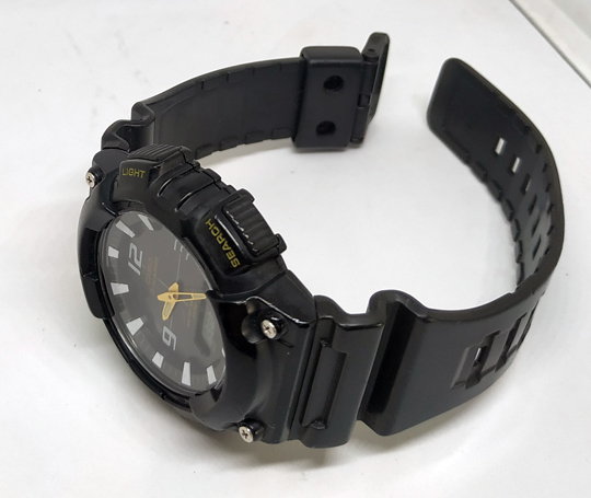 นาฬิกา CASIO AQ-S810W TOUGH SOLAR สีดำ ILLUMINATOR ของแท้