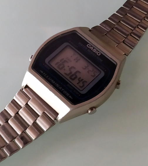 นาฬิกาดิจิตอล CASIO สายสแตนเลส ILLUMINATOR ของแท้ พร้อมกล่อง cmg ประหยัดไปเกือบสองพันนะ