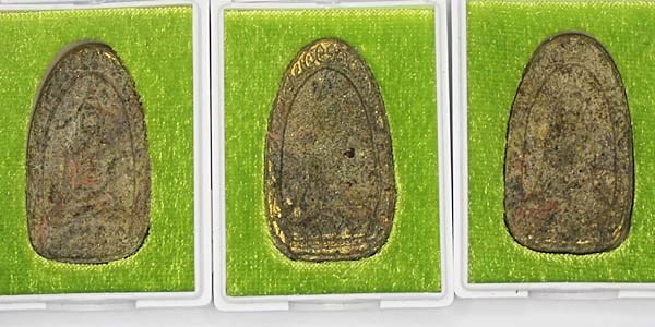 พระขุนแผนพรายกุมาร เนื้อผงพรายกุมาร-ผงว่านจินดามณี พิมพ์ไข่ฝ่าซีก รุ่น พรายสยาม ปี61 หลวงพ่อสิน วัดล