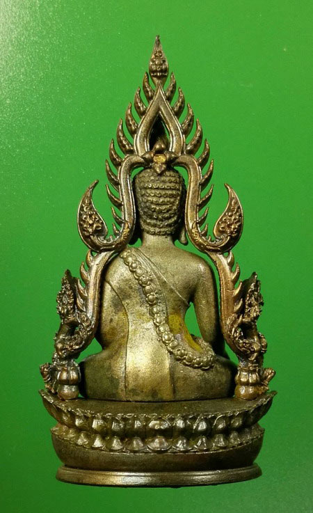 พระพุทธชินราชจอมราชัน เนื้อนวะโลหะ ปี 2555 เลขตรงปี 2555 สวยมาก