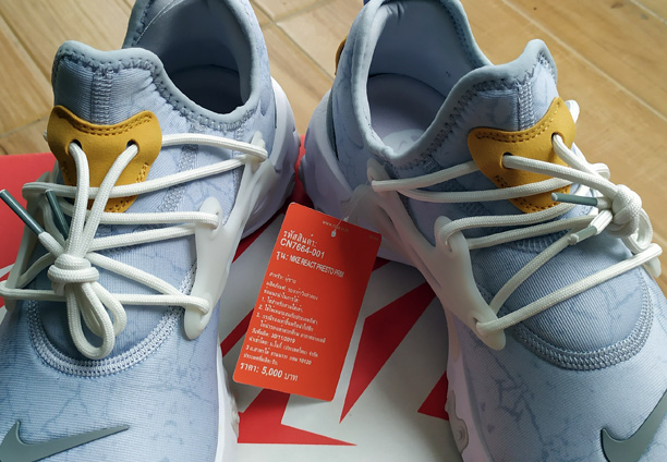 ของใหม่ ป้ายห้อย ในช็อป 5,000.- NIKE REACT PRESTO ของแท้ ดีไซน์สุดสวย พื้นนุ่ม