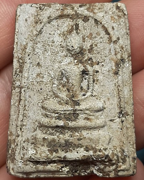 พระสมเด็จเนื้อผง ใต้ฐานอุดตะกรุด2ดอก ///225