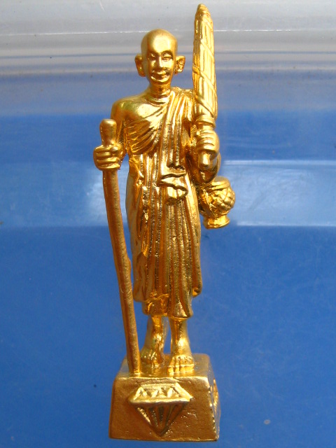 รูปหล่อ พระสิวลี วัดเพชรสมุทร จ.สมุทรสงคราม สูง 3.5 ซม.