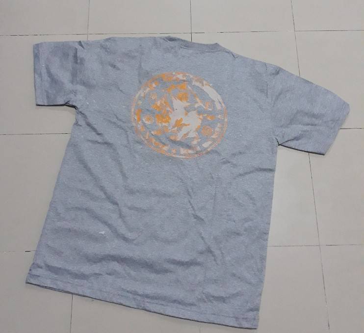 เสื้อยืดพิฆเนศ หลังหนุมานขี่สิงห์ "หลวงปู่แล" วัดพระทรง เพชรบุรี