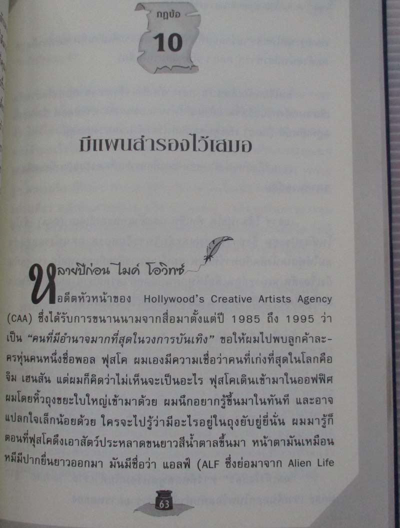  	 หนังสือ 50 กฎทองแห่งความสำเร็จ