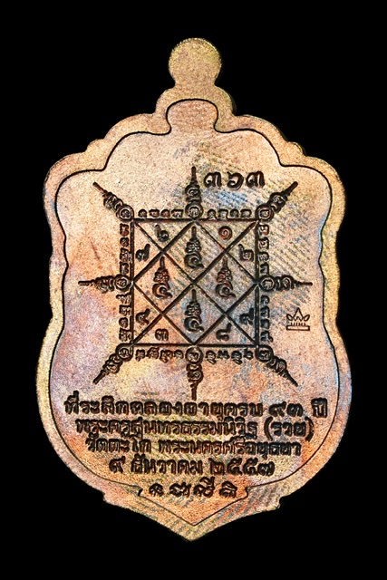 เหรียญเสมารวยมหาเศรษฐี หลวงพ่อรวยวัดตะโก พระนครศรีอยุธยา ปี 2557