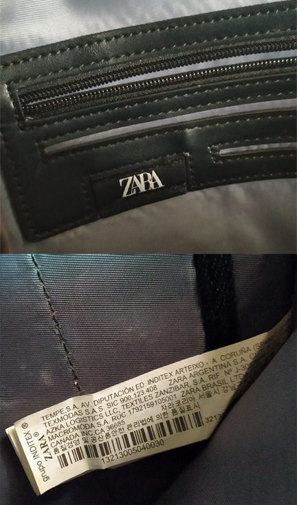 เป้แบรนด์ดัง ZARA ของแท้ สีดำ เจ้าของตัดใจขายถูกๆเฉพาะช่วงโควิดนี้ไปก่อน