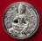 เหรียญจตุคามรามเทพ รุ่นเทวาสองหลักเมือง ปี 2550 เนื้อเงินขัดเงา ขนาด 3.2 ซ.ม.