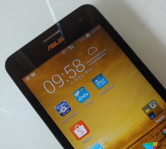มือถือ ASUS Zenfone 5 จอ 5.2 นิ้ว โหลดแอปเป๋าตัง,เรารักกัน,เที่ยวปันสุข ฯลฯได้ ขายให้ถูกๆจ้า