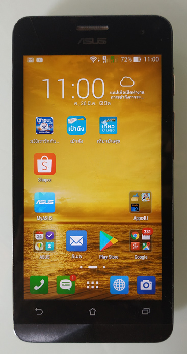 มือถือ ASUS Zenfone 5 จอ 5.2 นิ้ว โหลดแอปเป๋าตัง,เรารักกัน,เที่ยวปันสุข ฯลฯได้ ขายให้ถูกๆจ้า