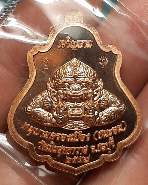 เหรียญปาดตาลรุ่นเจริญลาภ หลวงปู่เกลี้ยง วัดเนินสุทธาวาส จ.ชลบุรี ปี57 ///328
