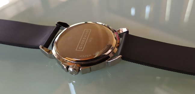 นาฬิกา GIODANO หน้าปัดน้ำตาล-ขาว อักษรโรมัน