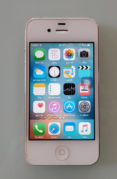 iPhone4s 16GB ศูนย์ไทย โมเดลTH ไม่ติดล็อด รีเซ็ทได้ สภาพนางฟ้า เอาไปใช้เป็นแอปเป๋าตังก็ได้