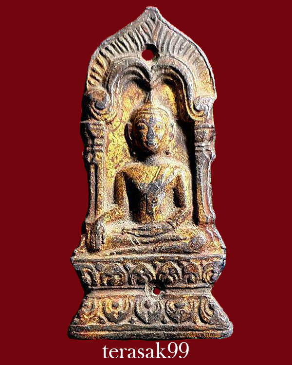 พระยอดขุนพล กรุถ้ำขุนตาล จ.ลำปาง พิมพ์ใหญ่ เนื้อชินตะกั่วสนิมแดง พร้อมบัตรรับรอง