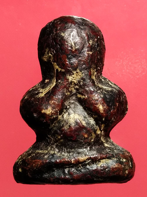 พระปิดตาพิมพ์ตะพาบ เนื้อผงคลุกรัก หลวงปู่เอี่ยม วัดสะพานสูง จ.นนทบุรี สภาพสวยมากครับ