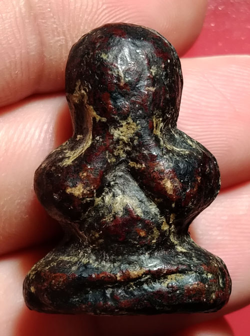 พระปิดตาพิมพ์ตะพาบ เนื้อผงคลุกรัก หลวงปู่เอี่ยม วัดสะพานสูง จ.นนทบุรี สภาพสวยมากครับ