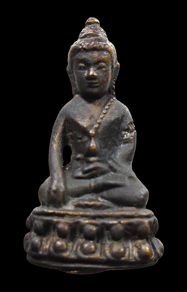 30บาท....พระกริ่ง รุ่นทวีทรัพย์ เนื้อทองเหลืองรมดำ วัดบัวแก้วเกษร