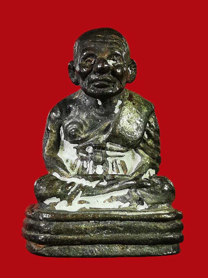 รูปหล่อหลวงปู่ทวด ย้อนยุคเลขใต้ฐาน รุ่นสรงน้ำ 56 พ่อท่านบุญให้ วัดท่าม่วง จ.นครศรีธรรมราช ปลุกเสก