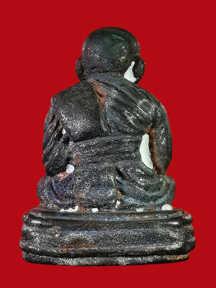 รูปหล่อหลวงปู่ทวด ย้อนยุคเลขใต้ฐาน รุ่นสรงน้ำ 56 พ่อท่านบุญให้ วัดท่าม่วง จ.นครศรีธรรมราช ปลุกเสก