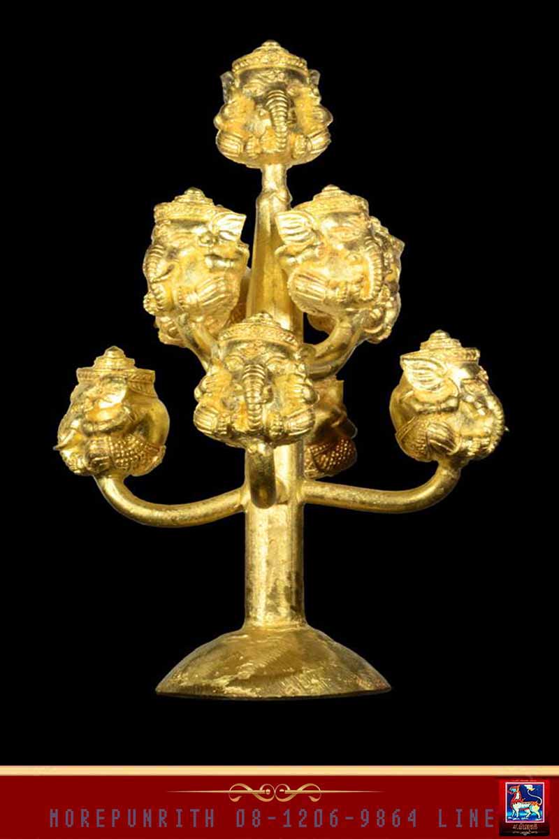 รูปหล่อลอยองค์พระพิฆเณศวร์ "เทพเจ้าแห่งความสำเร็จและขจัดปัญหาอุปสรรคทั้งหลายทั้งปวง" พ.ศ.๒๕๕๗