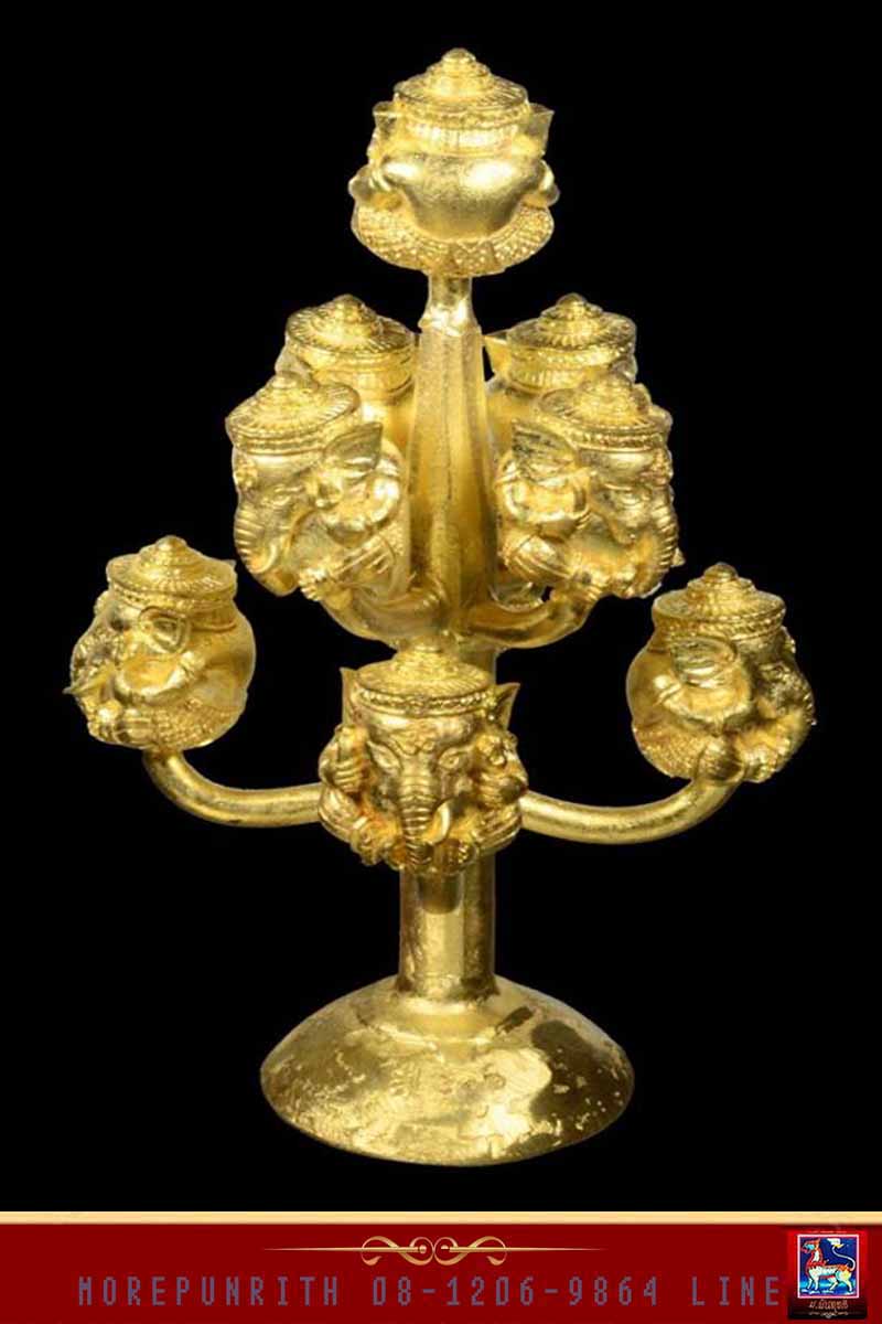 รูปหล่อลอยองค์พระพิฆเณศวร์ "เทพเจ้าแห่งความสำเร็จและขจัดปัญหาอุปสรรคทั้งหลายทั้งปวง" พ.ศ.๒๕๕๗