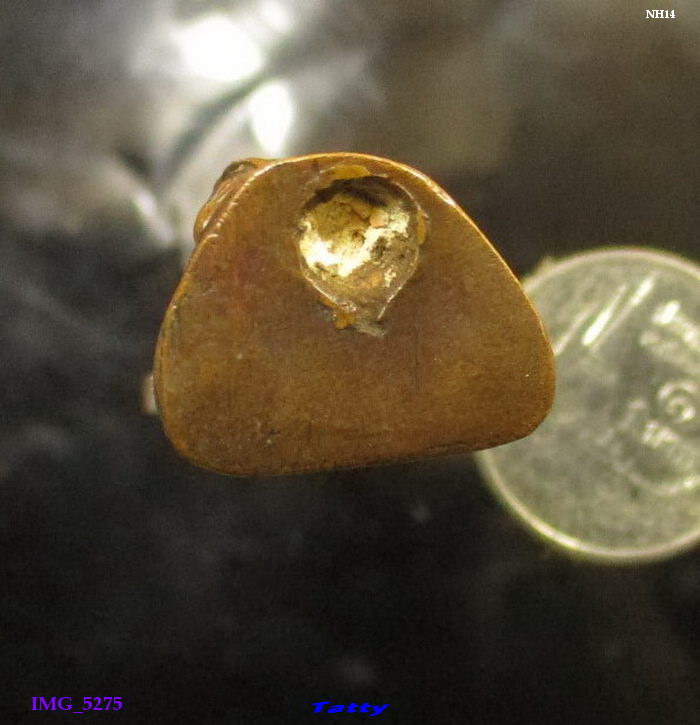 รูปหล่อหลวงพ่อสร้อย วัดเลียบราษฏร์บำรุง กทม รุ่นแรก  (ฝาอุดฐานหลุด)