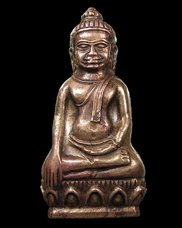 เคาะแรกแดง ... พระหูยาน หลัง จปร รุ่นปืนแตก วัดราชบพิธ กทม.ปี ๒๕๑๓ เนื้อนวโลหะ 