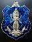 เหรียญท้าวเวสสุวรรณ-พญาครุฑ รุ่นมหาเตโช หลวงพ่อรักษ์ อนาลโย วัดสุทธาวาส จ.อยุธยา เนื้ออัลปาก้าลงยา