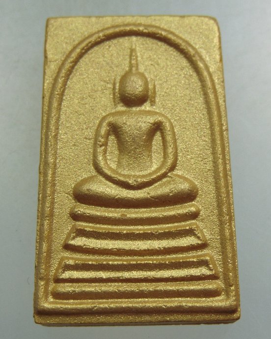 พระสมเด็จอรหัง รุ่นตักบาตรดอกไม้ วัดบวรนิเวศ ผสมเกศา