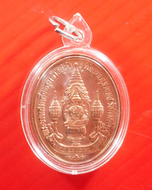  เหรียญทรงผนวชพลังแผ่นดินพระบาทสมเด็จพระเจ้าอยู่หัว ปี 2554