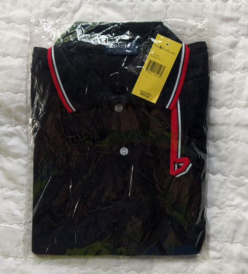 เสื้อโปโล POLO Ralph Lauren สีดำ ของใหม่
