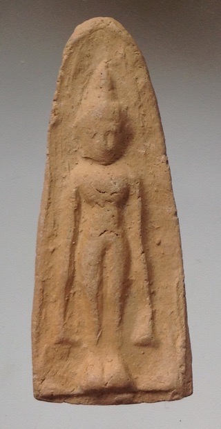 พระเนื้อดินเผา หลวงพ่อสม วัดดอนบุบผาราม จ.สุพรรณบุรี ปี2513 (หลวงพ่อมุ่ย วัดดอนไร่ ร่วมปลุกเสก)