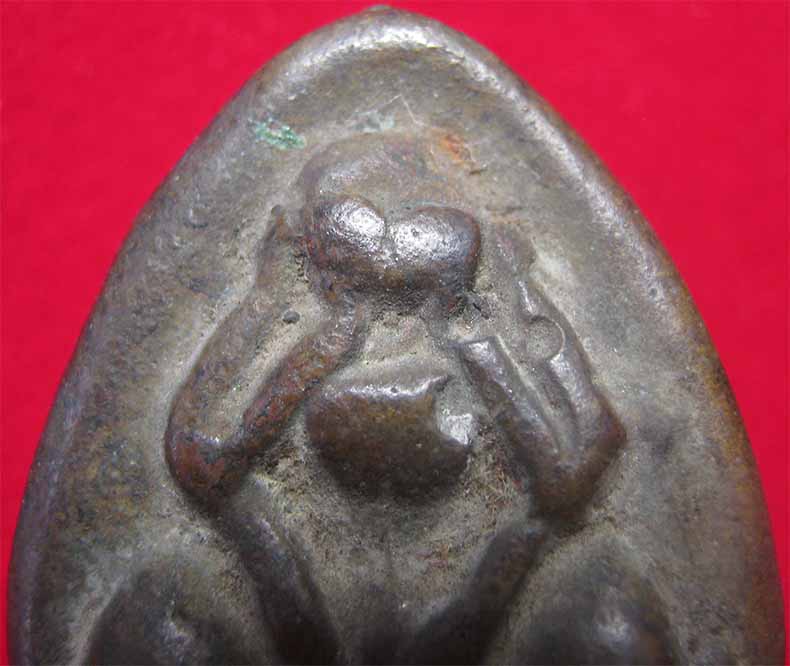 พระปิดตาหลวงปู่ทอง วัดราชโยธา พิมพ์อกนูน+รับประกัน 3 มาตรฐานสูงสุด(แท้+พอใจ+ประกันราคา)*201