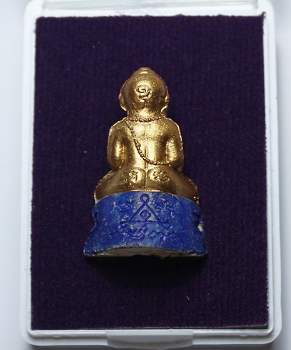 กุมารทอง รุ่นแรก เทพจินดา ฐานสีน้ำเงิน เนื้อผงพรายกุมาร อุด สีผึ้งหลวงปู่ทิม หลวงพ่อสาคร หลวงพ่อรัต 