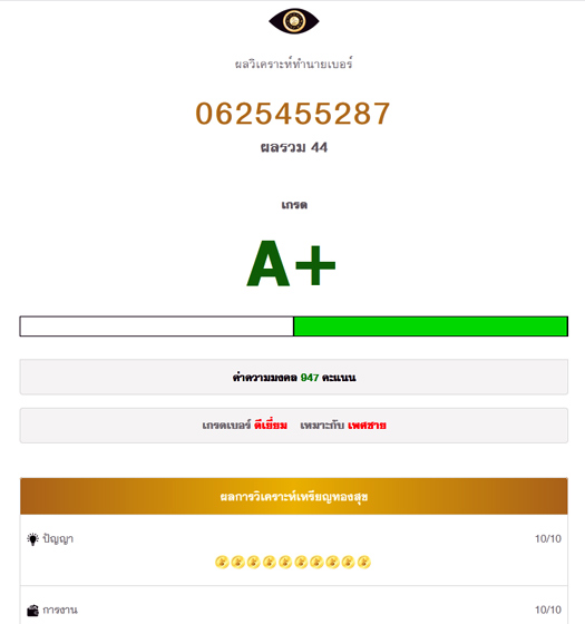 เบอร์สวย เลขมังกร 287 คู่มงคลดีมาก ผลรวมดีมาก ซิมใหม่ยังไม่เปิดเบอร์