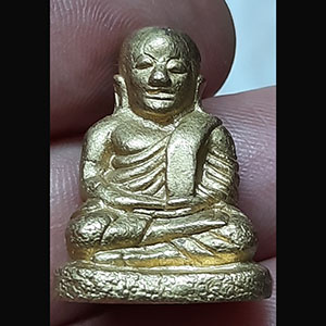 พระรูปหล่อหลวงพ่อเงิน ตอกโค็ต ดอกบัว ไม่ทราบที่