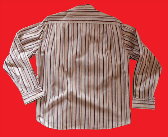 เสื้อ Hush Puppies ของแท้ เบอร์ L ผ้า cotton สวยมาก ลายทางสีเอริธ์โทนสลับหลายสี