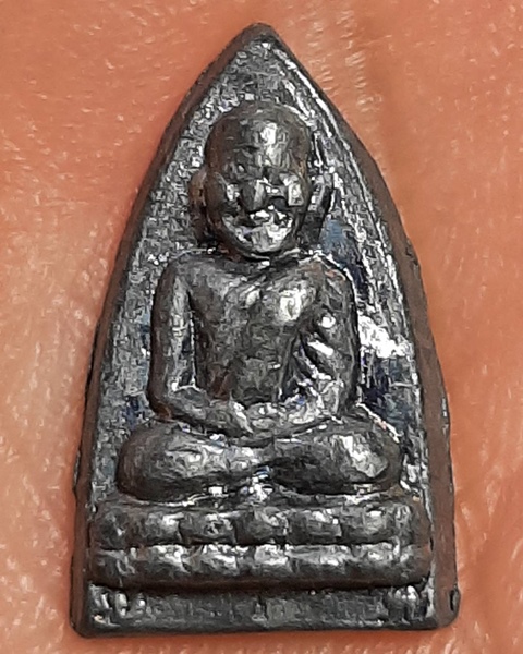 พระหลวงปู่ทวด พิมพ์จิ๋วเนื้อตะกั่ว หลังจาร ไม่ทราบที่ ///454