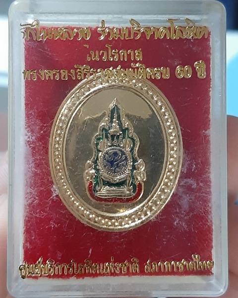 เข็มกลัดรักในหลวง ร่วมบริจาคโลหิต ในวโรกาสทรงครองราฃ 60ปี ///289