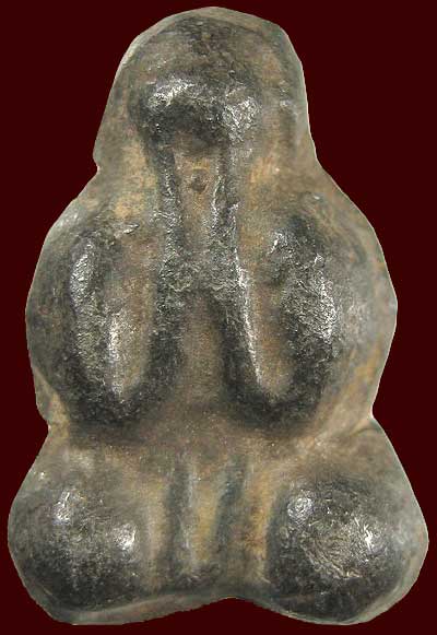 *พระปิดตาสองหน้า หลวงพ่อเดิม วัดหนองโพ เนื้อชินตะกั่ว *