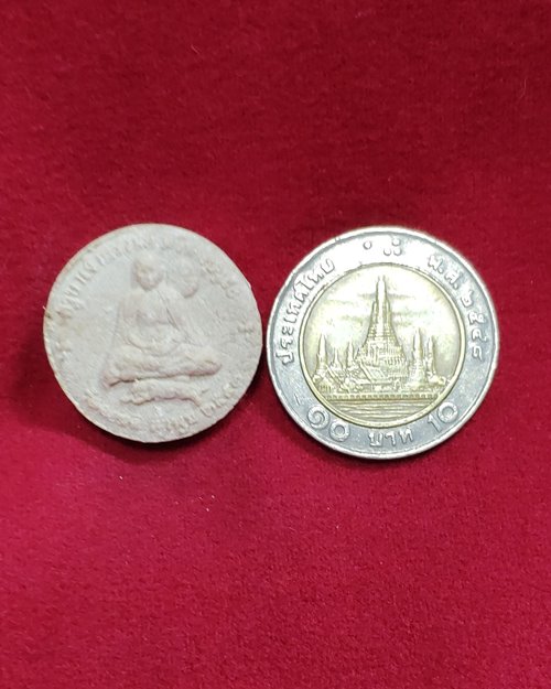 พระผงครูบาเจ้าศรีวิชัย หลังพระฤาษี วัดดอยติ จ.ลำพูน ปี2553