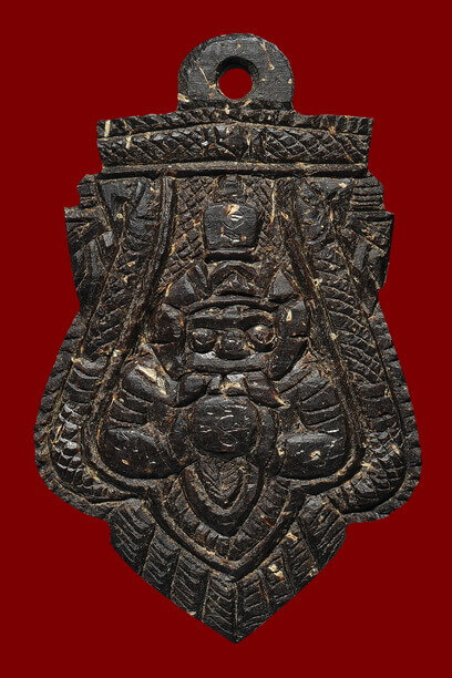 พระราหูกะลาแกะ หลวงพ่อจืด วัดโพธิ์เศรษฐี จ.นครปฐม