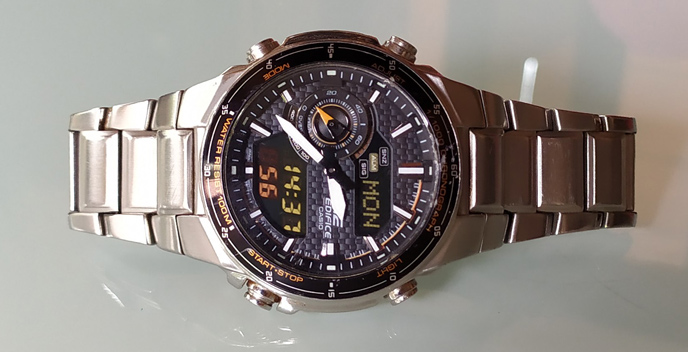 Casio Edifice 2ระบบ ของแท้ EFA131 ตัวเด่นในรุ่น ศูนย์ไทยเซ็นทรัล