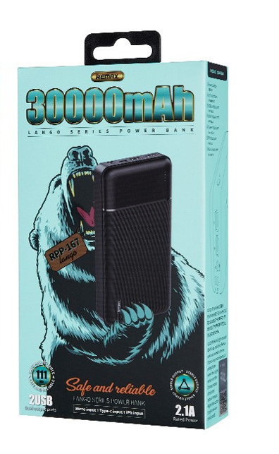 powerbank REMAX ของแท้ สีดำ ของใหม่ 30,000mAh ความจุใหญ่จุใจ จาก 669 เหลือแค่ xxx