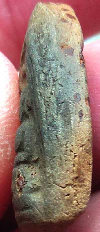 *พิมพ์คลองตะเคียน หลังยันต์ หลวงปู่ทอง วัดละมุด นครชัยศรี นครปฐม เนื้อดิน*