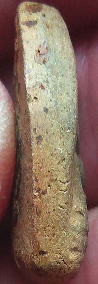 *พิมพ์คลองตะเคียน หลังยันต์ หลวงปู่ทอง วัดละมุด นครชัยศรี นครปฐม เนื้อดิน*